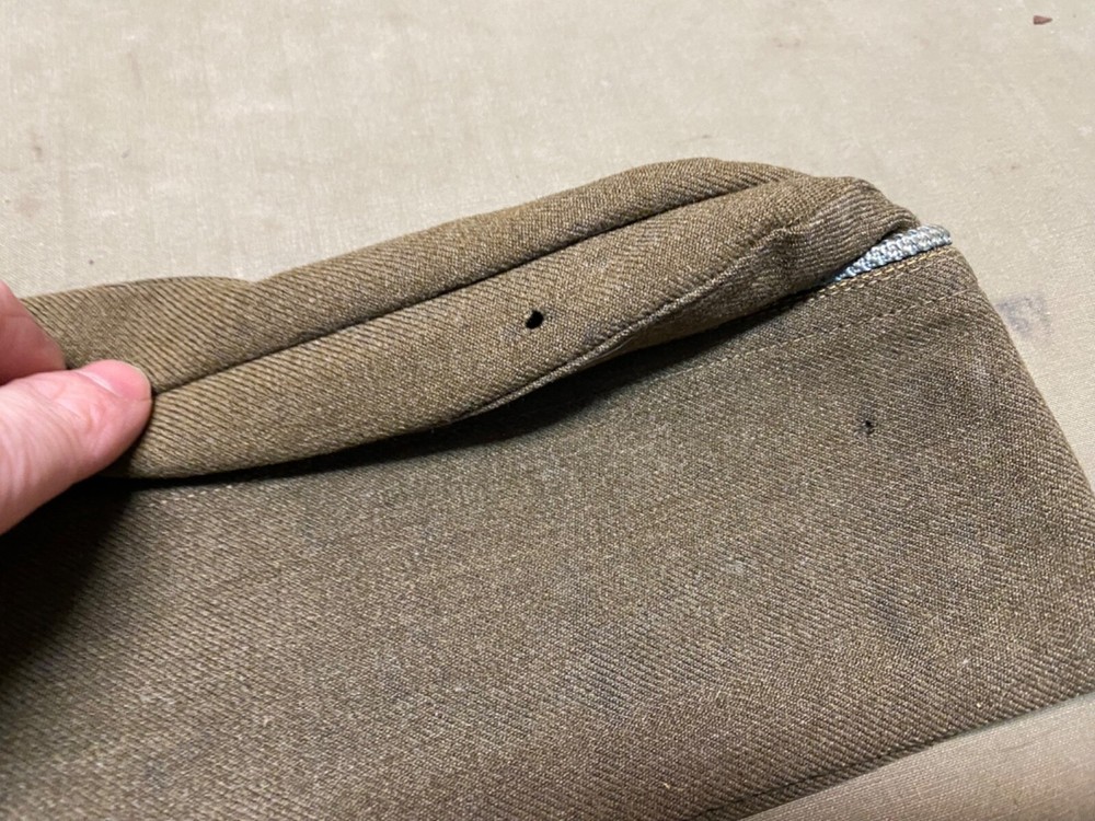 RARE ORIGINAL WWII US ARMY INFANTRY OVERSEAS GARRISON HAT CAP-SIZE 2XLARGE