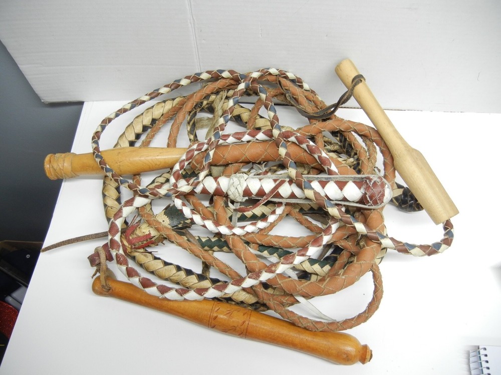 Leather Whip lot of 5
