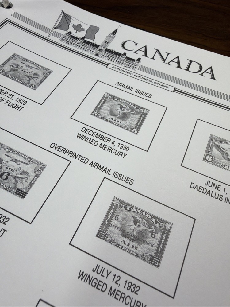 Parliament Canada Stamp Album, 1851-1980