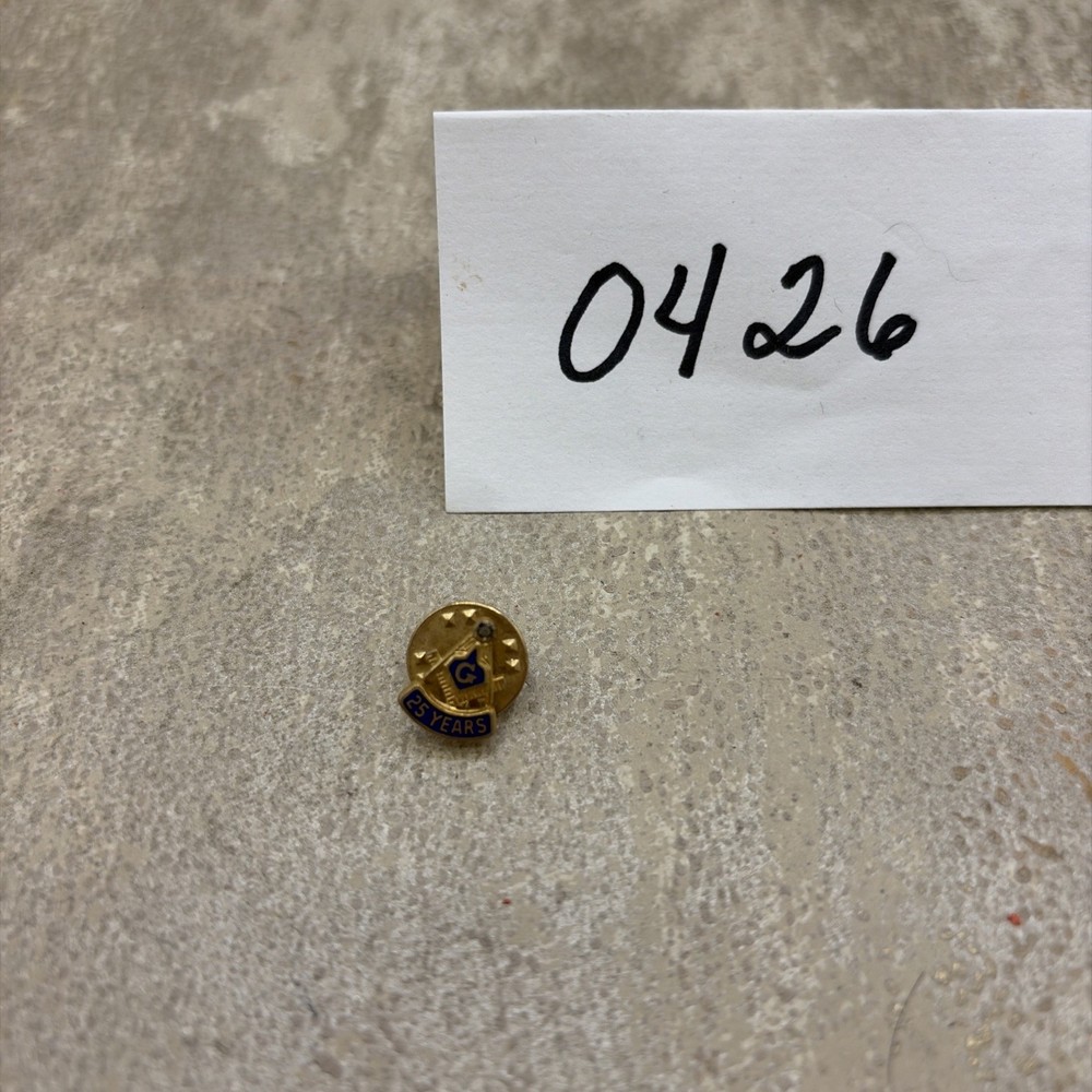 VINTAGE MASONIC 25 Year PIN