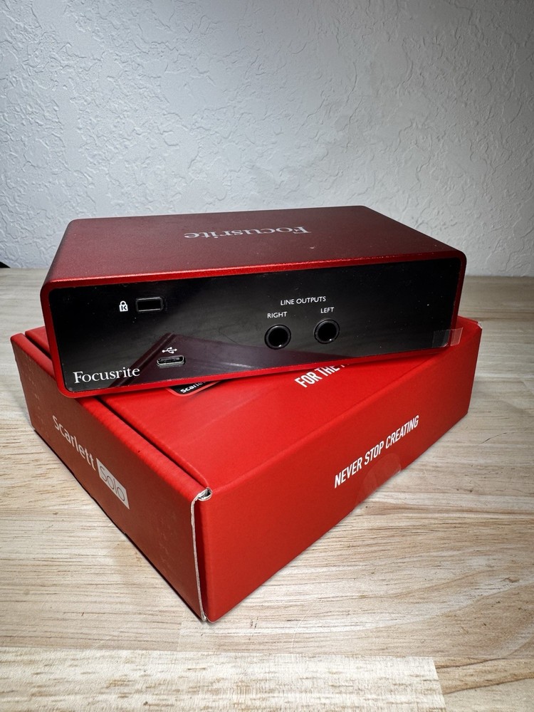 Focusrite Scarlett Solo 3rd Gen Type C Audio Interface