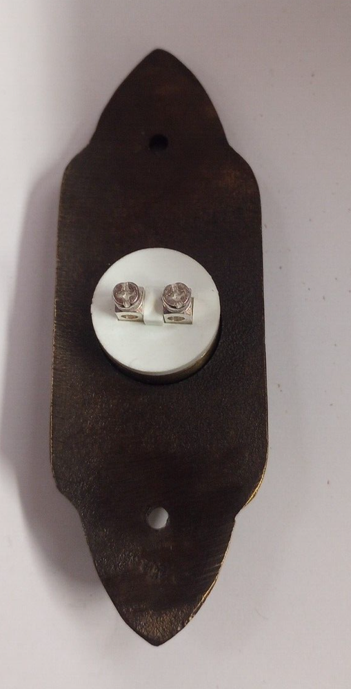 Victorian Press Classic Style Doorbell Button Solid Brass Waterglass Studios