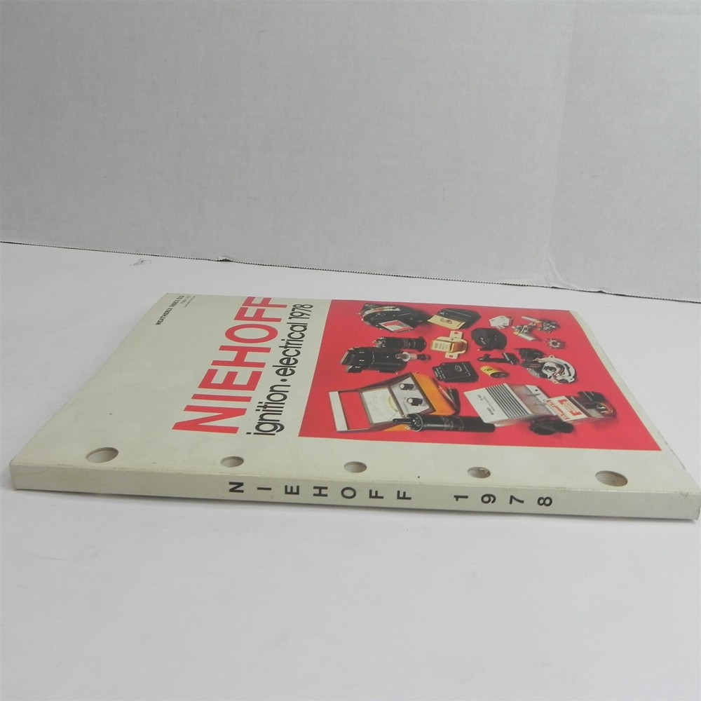 1978 CE NIEHOFF IGNITION ELECTRICAL PARTS CATALOG SPECIFICATIONS GUIDE BOOK
