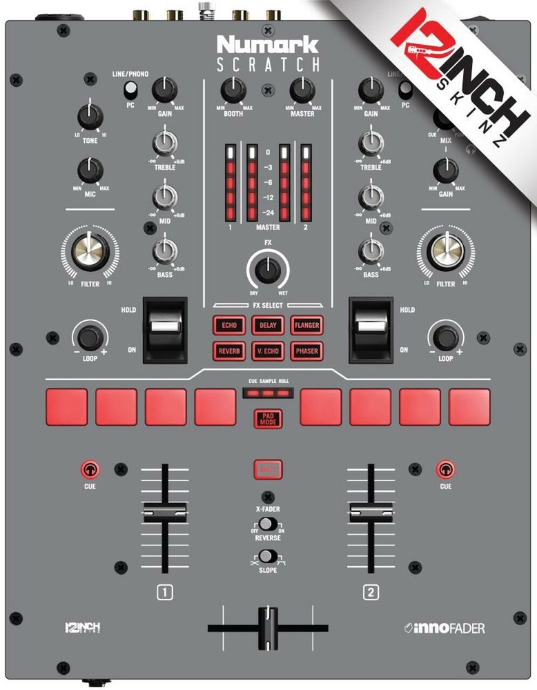 Numark Scratch Skin - grey