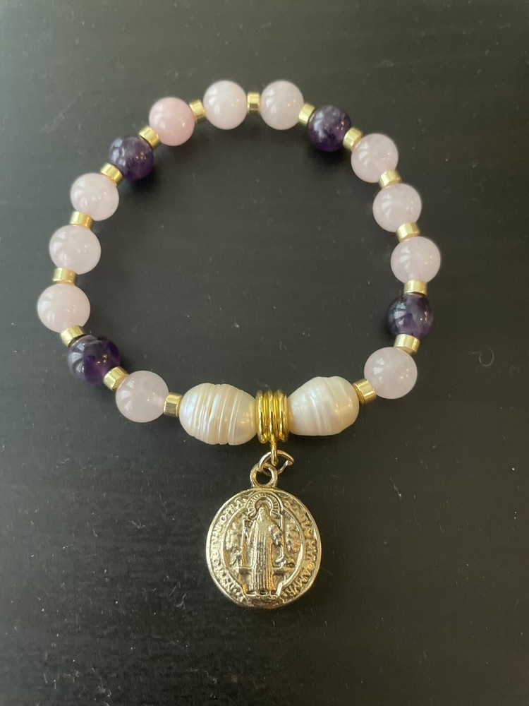 San Benito Natural Gemstone  Rose Quarz