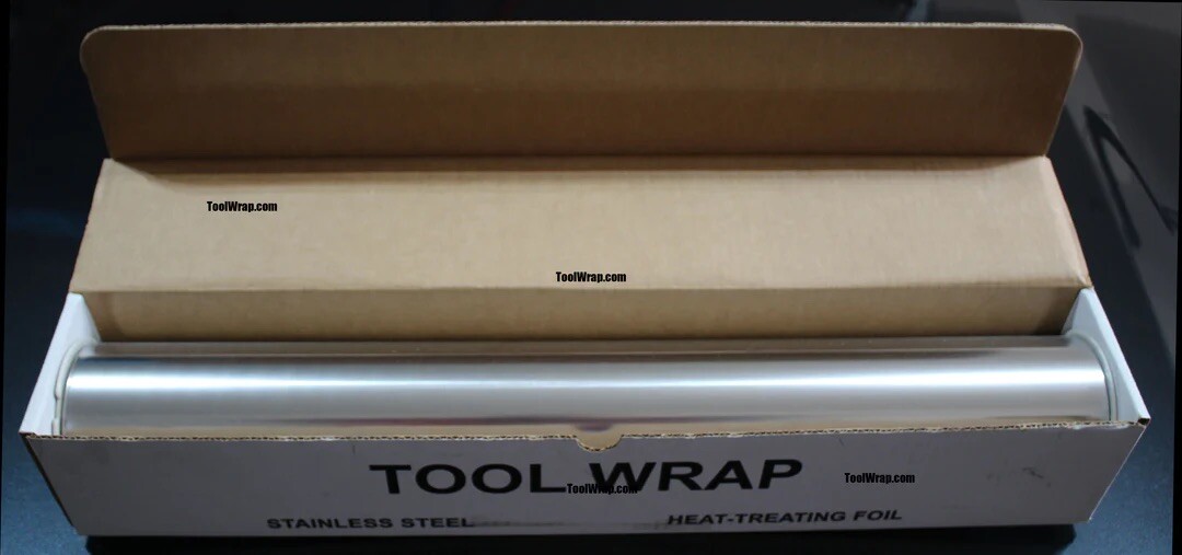 Type 321 Stainless Steel Tool Wrap 20″ x .002″ x 100′ Heat Treat Foil