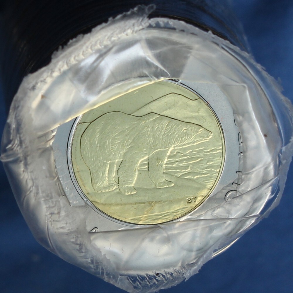 Canada 2015 Mint Roll - Toonies ($ 2.00) - Standard Polar Bear Reverse