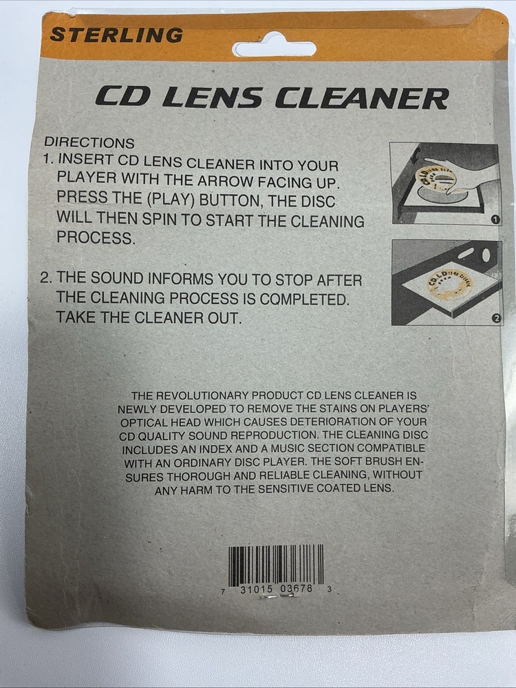 Sterling DVD / CD Lens Cleaner