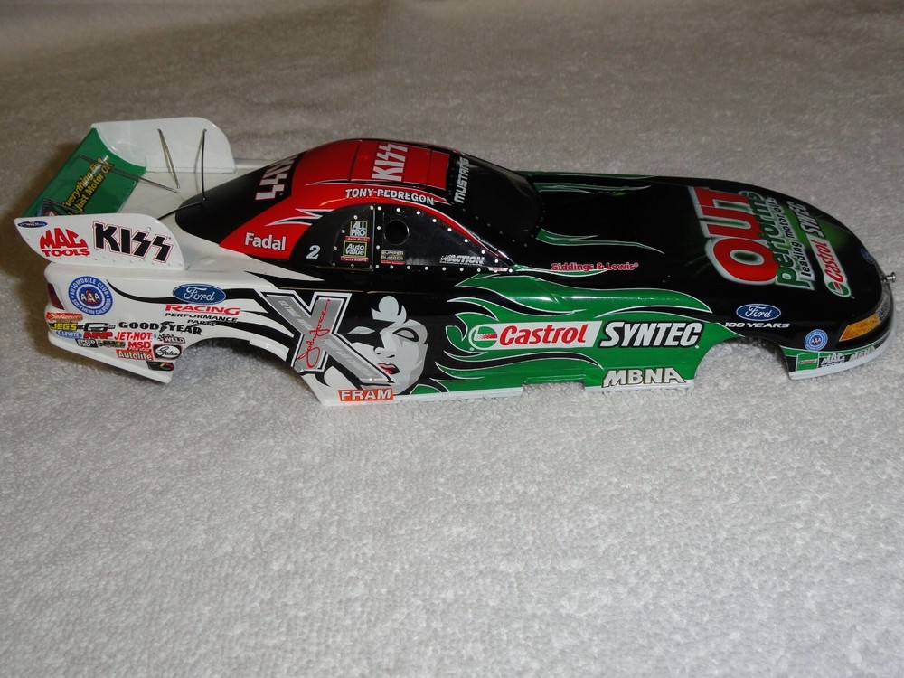 KISS CASTROL SYNTEC 2003 MUSTANG FUNNY CAR 1/24 Scale Diecast NIB