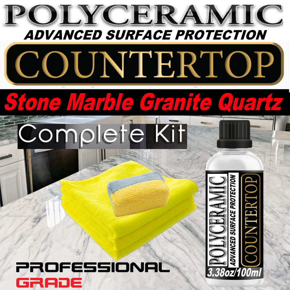 STONE SEALER POLYCERAMIC CLEAR COATING FOR BEST ETCH & STAIN RESISTANT