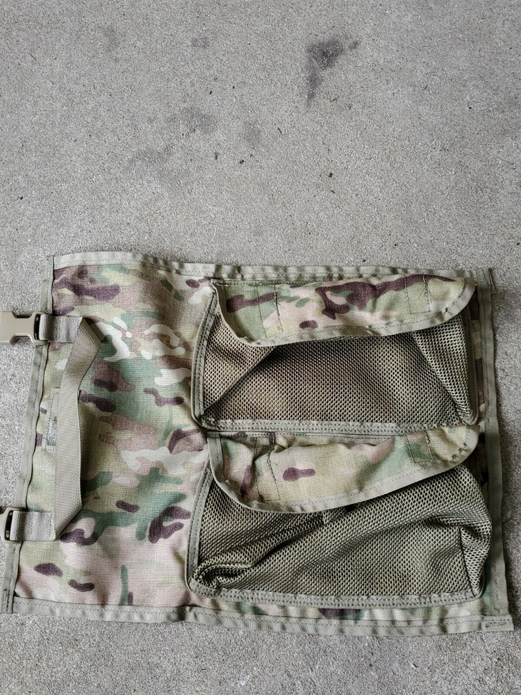 Multicam Molle II Panel Medical Bag Insert Mesh Pouch used clean