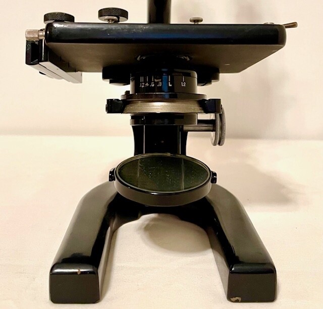 Antique Spencer Buffalo NY Biocular Stereoscopic Microscope, 3 Objectives