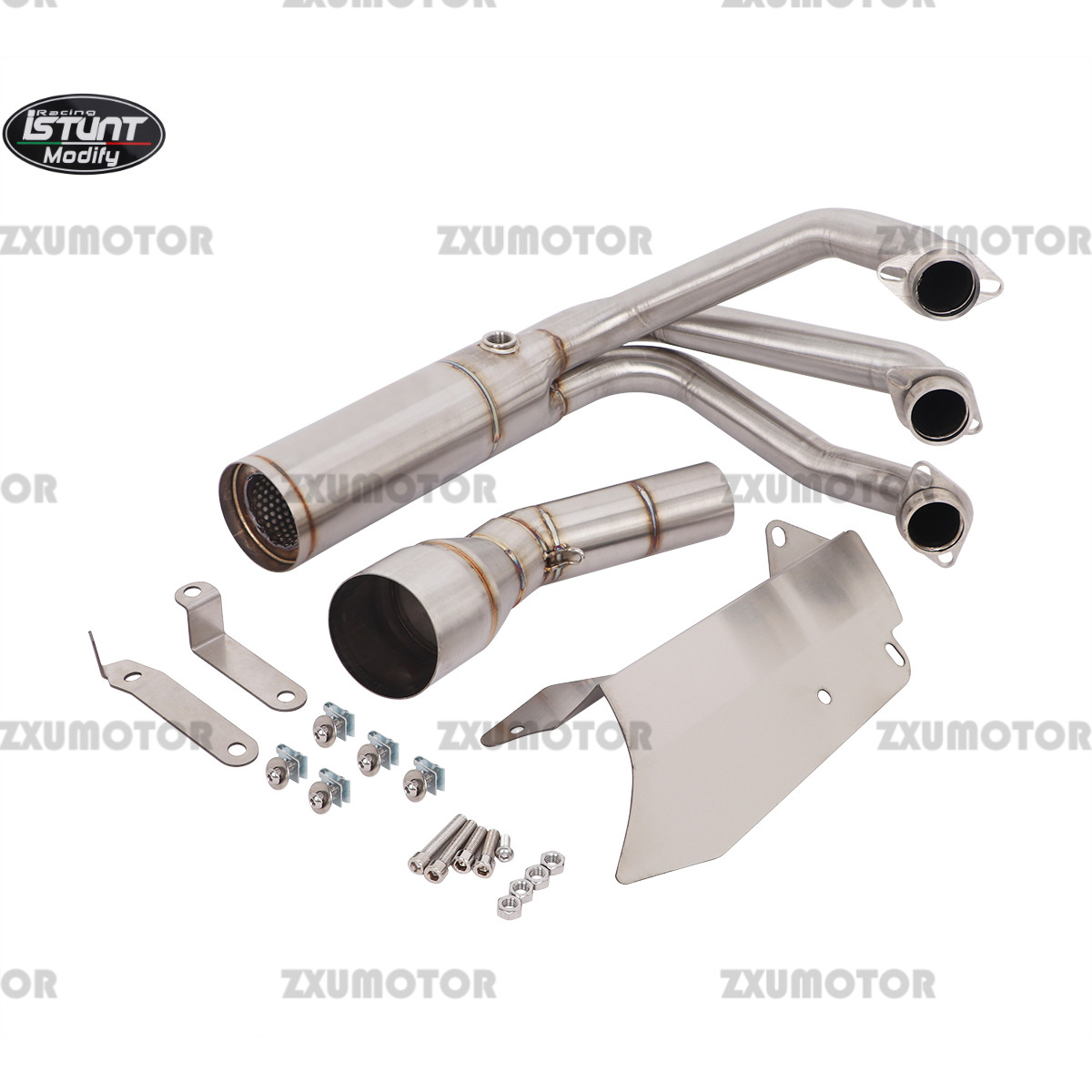 Exhaust System Header Pipe For CFMOTO 675 SR 675SS 675SR-R Carbon Fiber Muffler