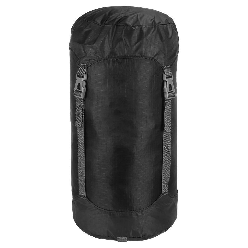 Compression Stuff Sack, 15L M Size Waterproof Sleeping Bag, Black [