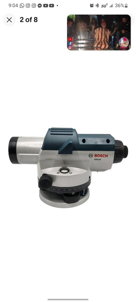Bosch GOL26 Automatic Optical Level - Blue