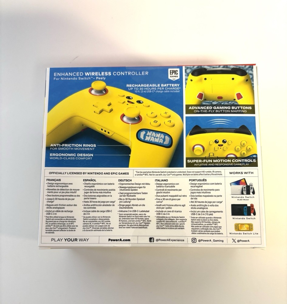 Fortnite Nintendo Switch Bundle Controller Case & Wired Earbuds PowerA NEW