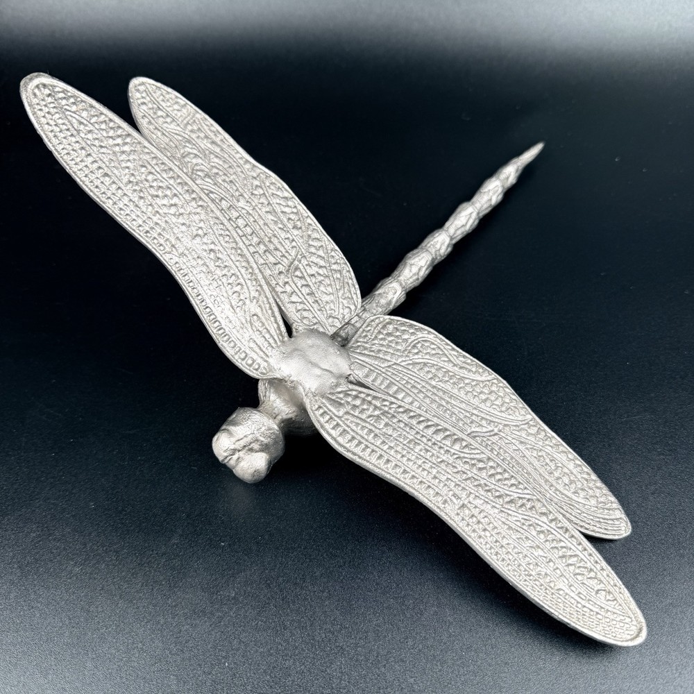 Indian Artisans Handcrafted Textural Dragonfly Decor Large