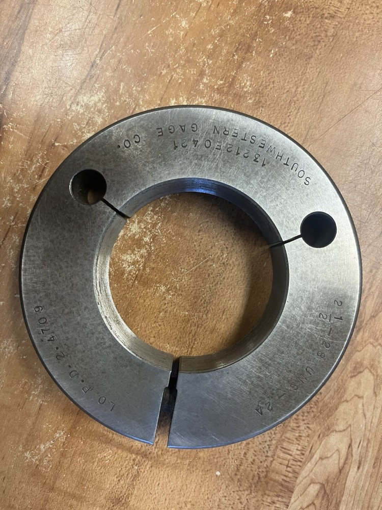 2.5 - 28 Go And Nogo Thread Ring Gages
