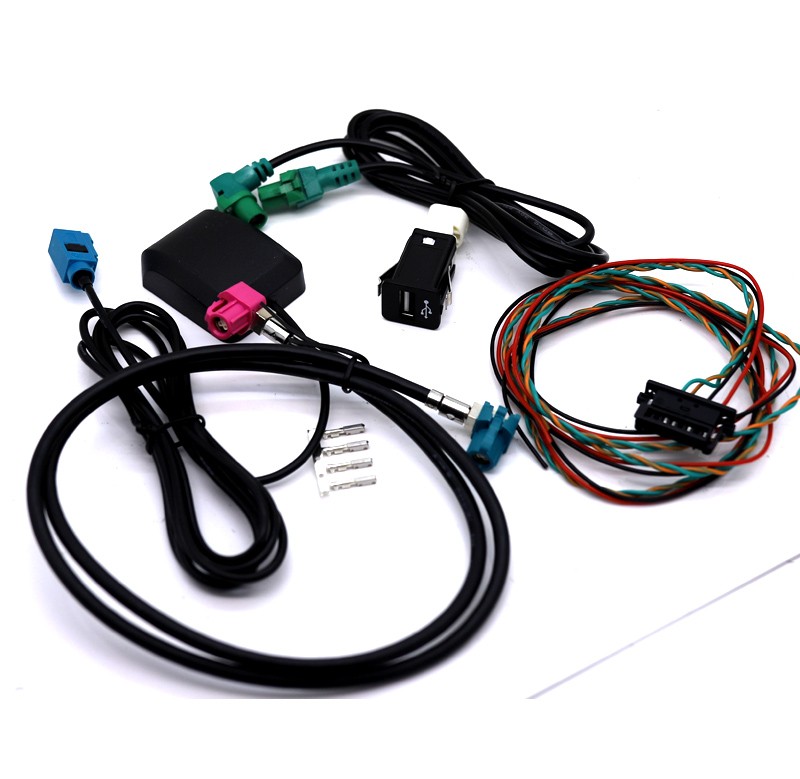Retrofit CIC Navigation SAT NAV COMBOX cable CID kit For BMW E60 E61 E63 M5 M6 6