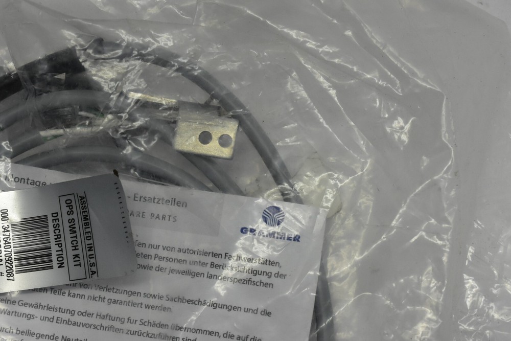 Grammar Operator Pressure Switch OPS Switch Kit 0018066656 Cable & Mount