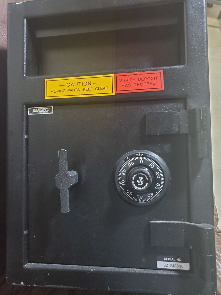 Amsec BC240890 Front Loading Depository Drop Safe American Security Products Co