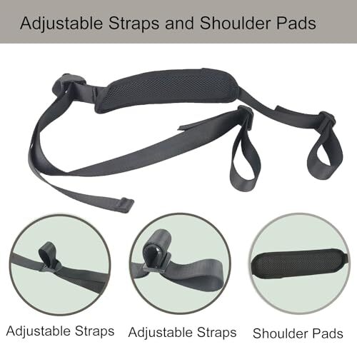 Durable Black Backpack Straps for Tree Stands - High-Quality and New