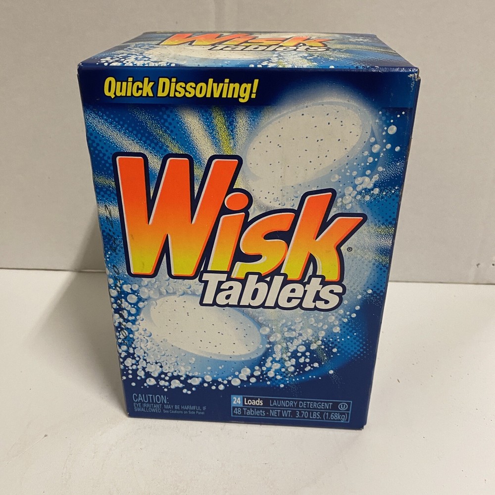 Wisk Tablets Laundry Detergent 48 Tablets