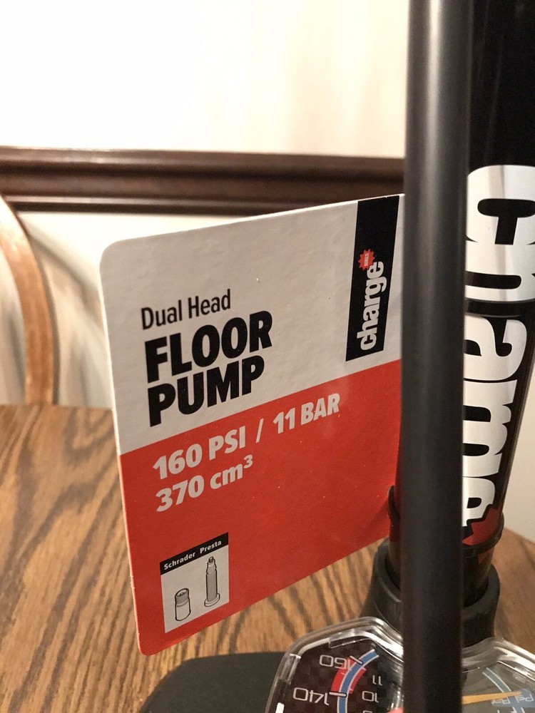Charge Bike Floor Pump NEW
