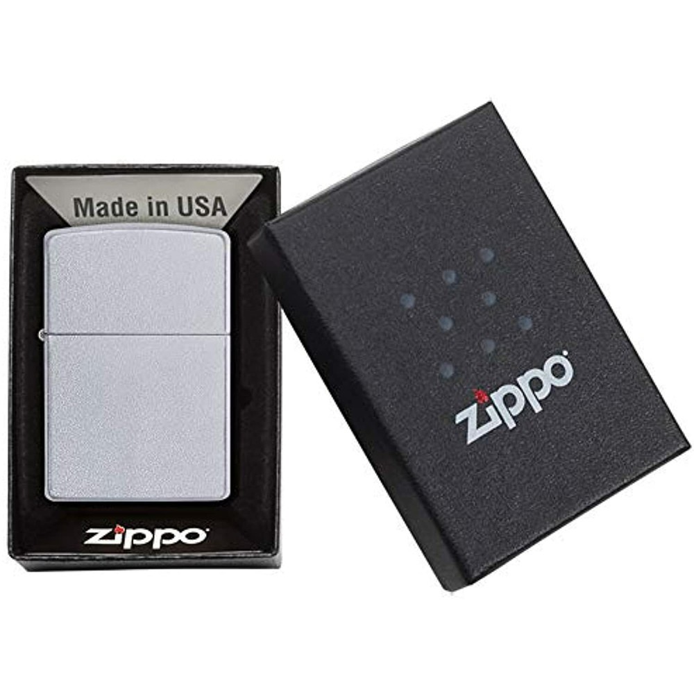 Zippo Classic Satin Chrome Pocket Lighter