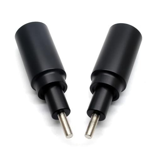 Motorcycle Frame Sliders, Falling Crash Protector Guards No Cut Kits Black