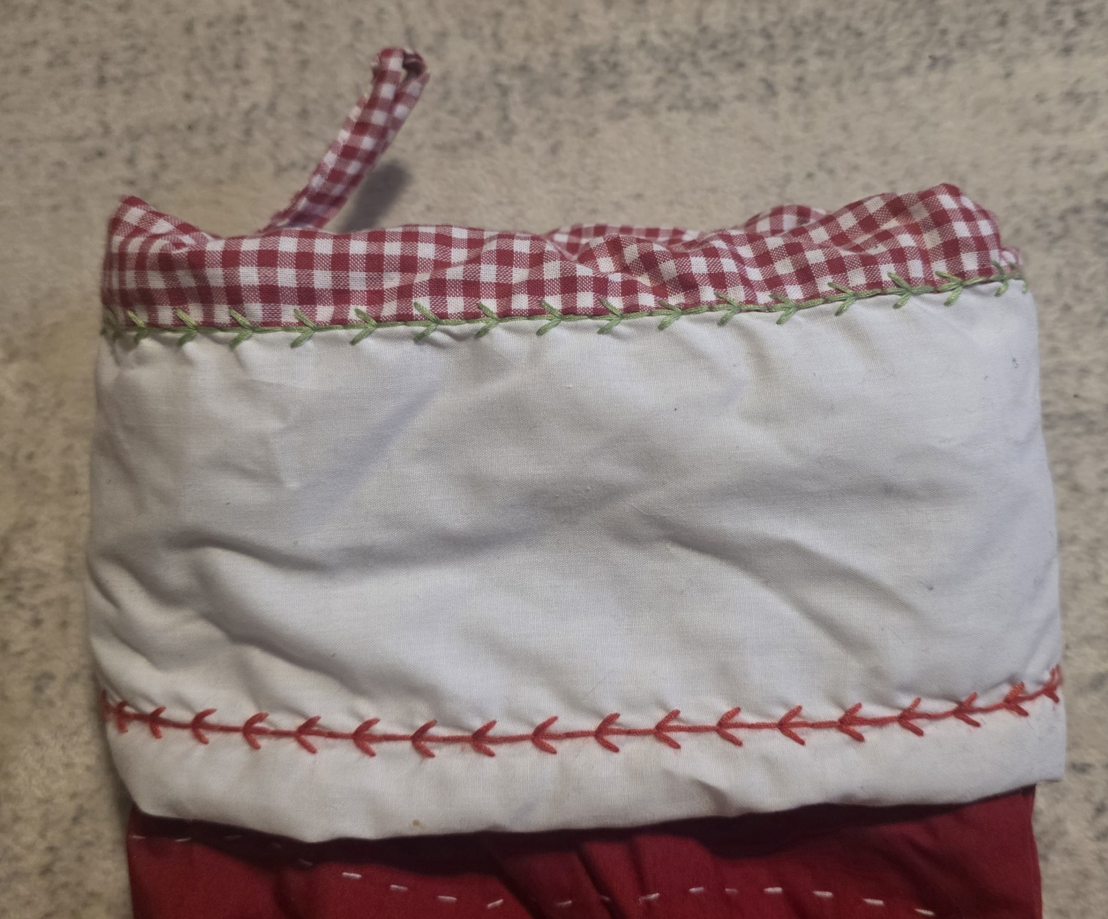 Pottery Barn Kids Blonde Ballerina Quilted 20 Inch Christmas Stocking