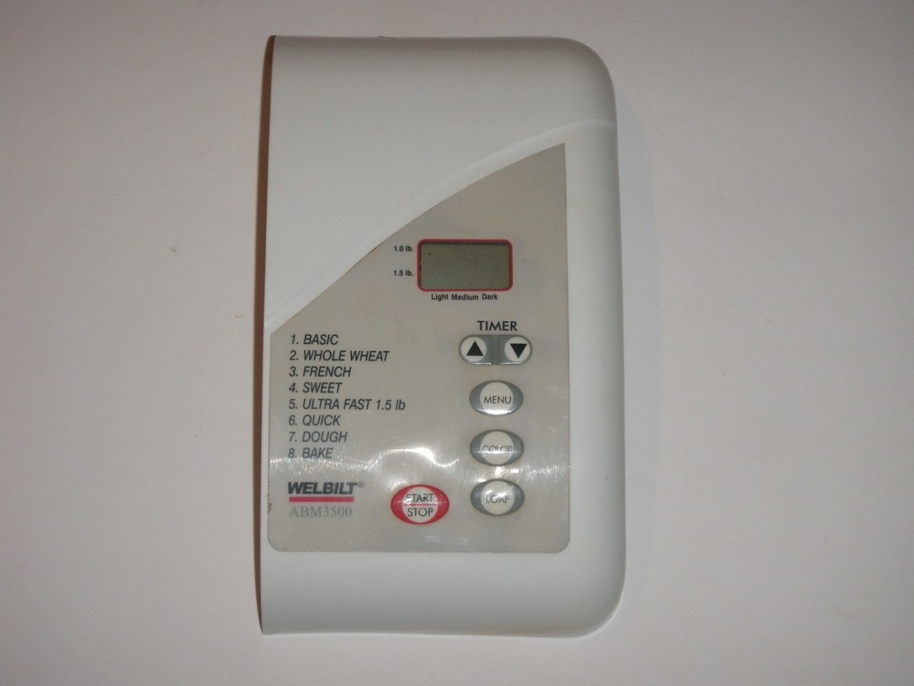 Electronic Touch Control Panel for Welbilt Bread Machine Model ABM3500