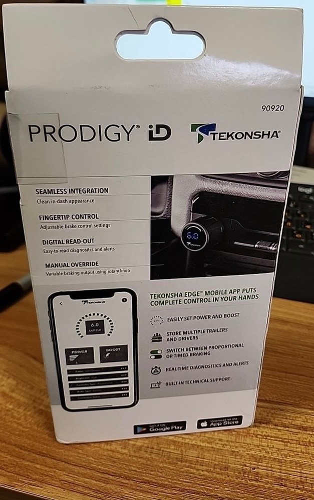 Tekonsha 90920 Prodigy iD Trailer Brake Controller 1-4 Axle Bluetooth