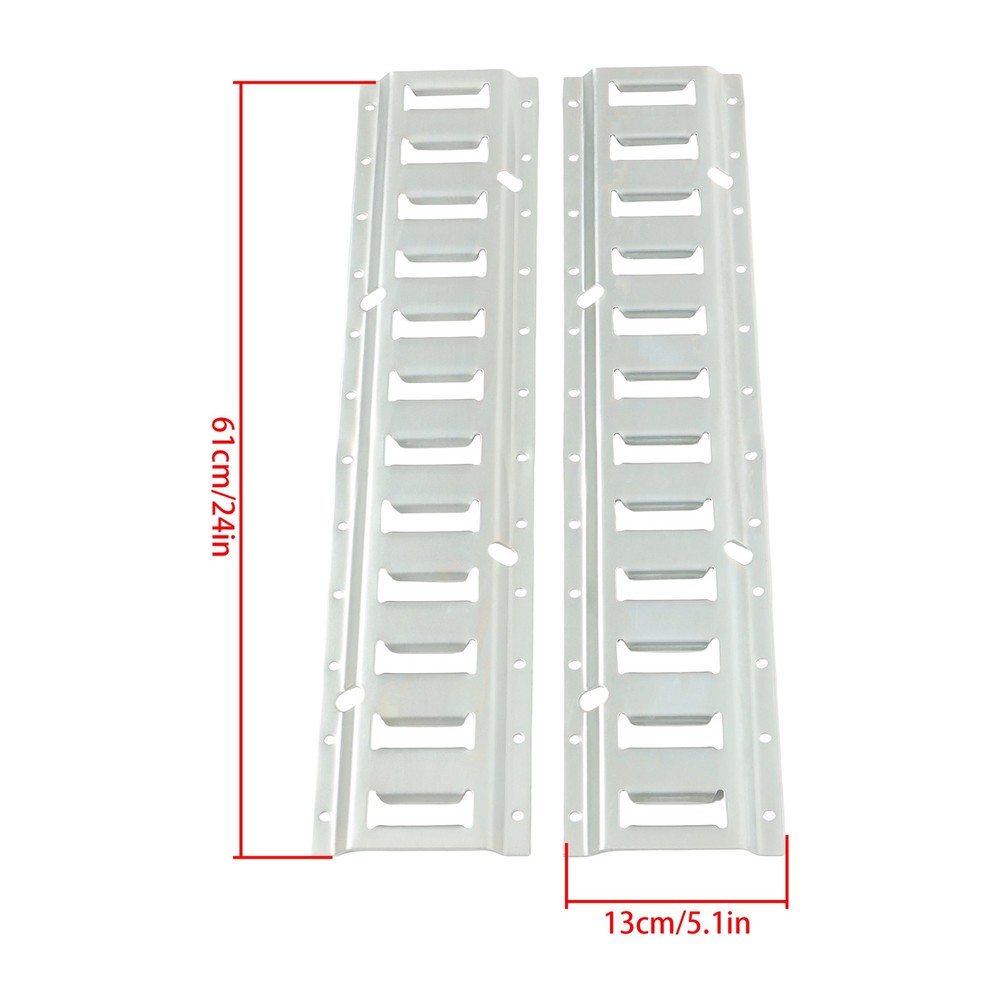 Labwork E Track Tie Down Rail Kit 8× 2' E-Track Bar Rails For Garages