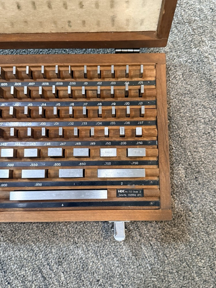 HDT GAGE 81 pc BLOCK SET FED GRADE 2