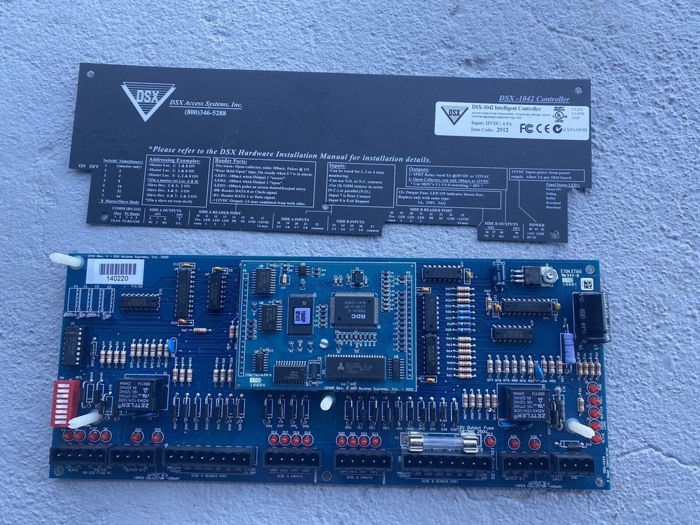 DSX ACCESS SYSTEMS DSX-1042 Controller