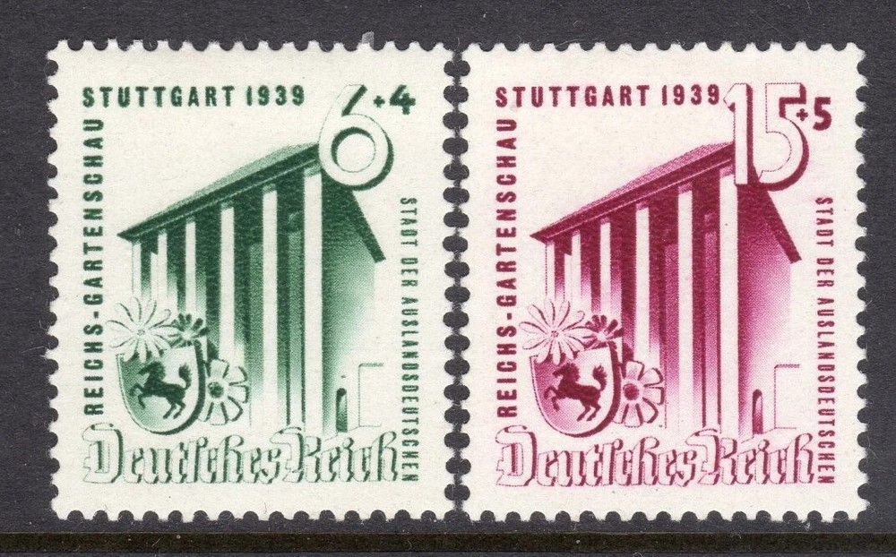 Germany, B138-139, Exhibition Building set, 1939, MVLH