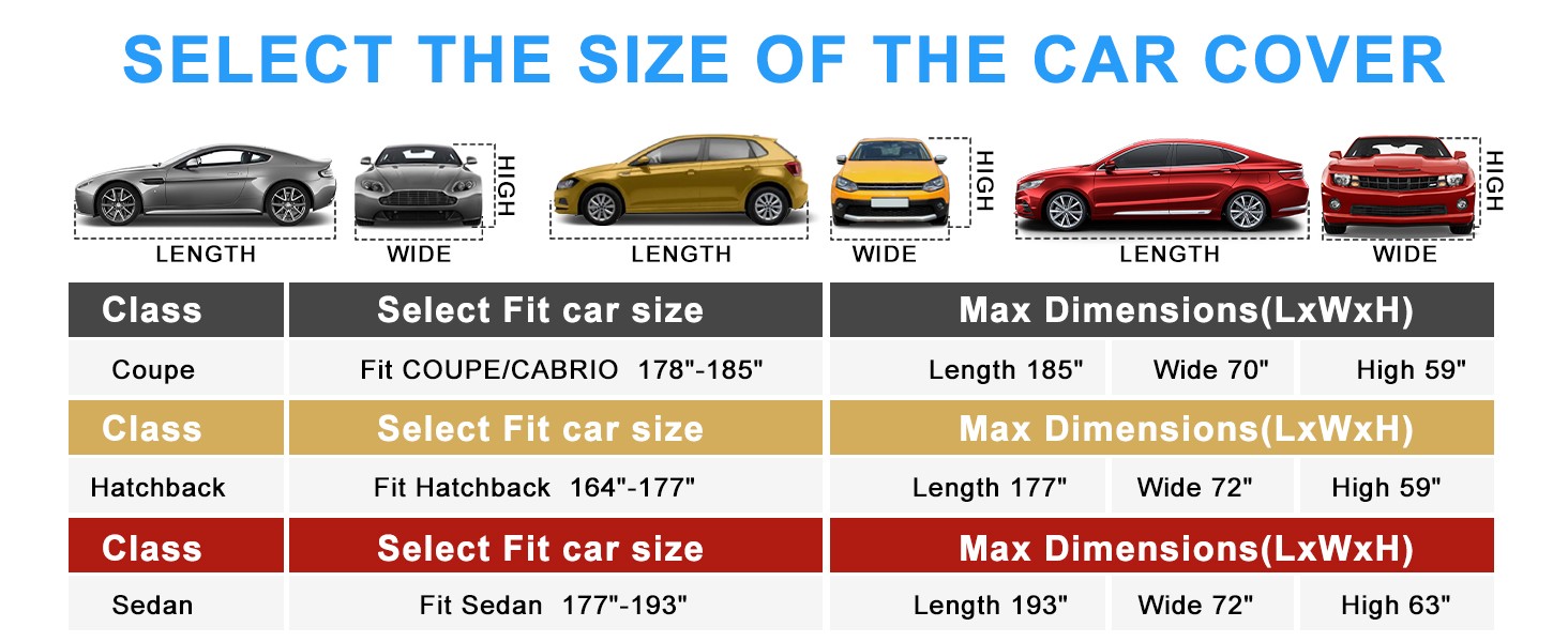 6 Layer Car Cover Custom 100% Waterproof For FORD MUSTANG All Weather Protection