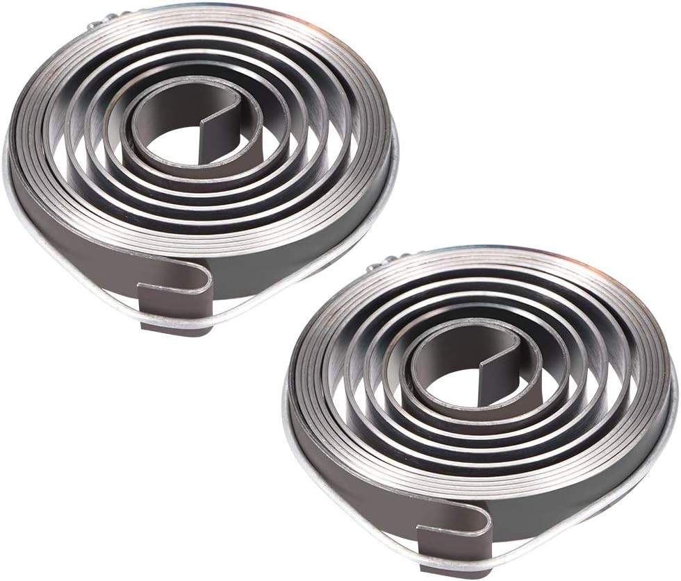 Drill Press Spring Steel Coil Hook Spring 1540mm Black Finish Replacement Set