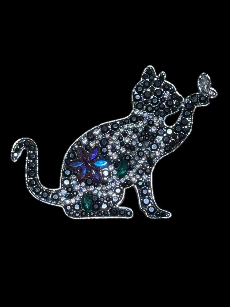 Handmade Crystal Cat Mold For Resin