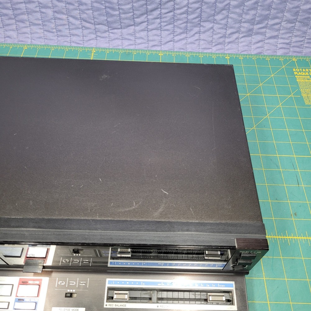 Vintage AIWA R450U Auto Reverse Cassette Deck Tested Working