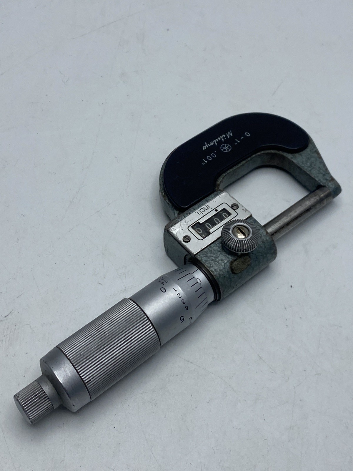 Mitutoyo 193-201 Rolling Digital Outside Micrometer, 0-1" Range