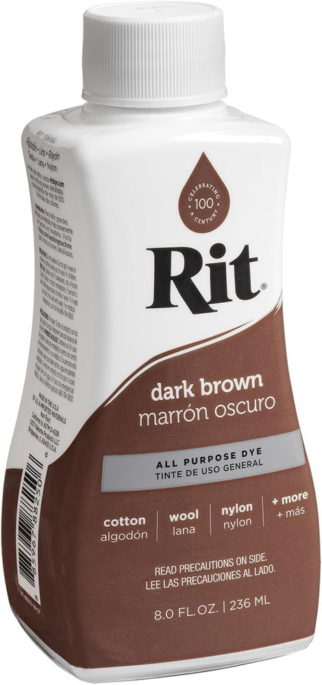 Rit All-Purpose Liquid Dye, Dark Brown