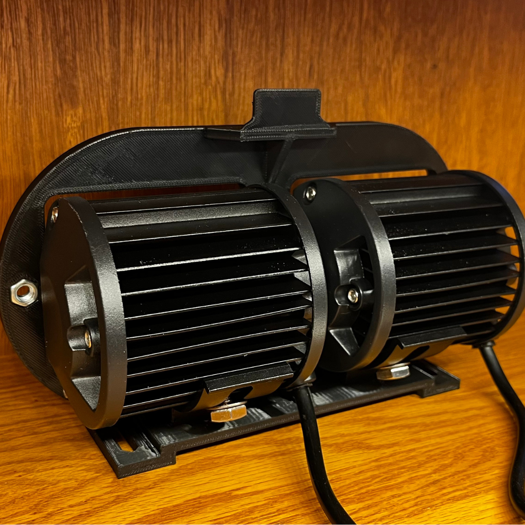 Honda 400ex Headlight ASSEMBLY: Aftermarket Pod light Headlight Assembly