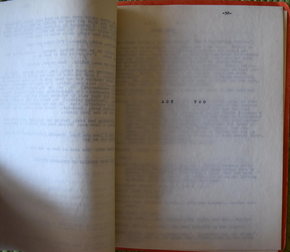 1949 " South Pacific " Musical Original Screenplay Script