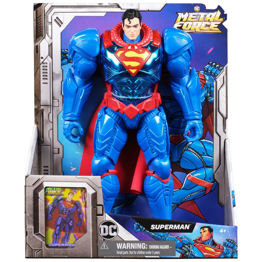 DC Comics, Metal Force Superman Action Figure, One Size, Multicolor