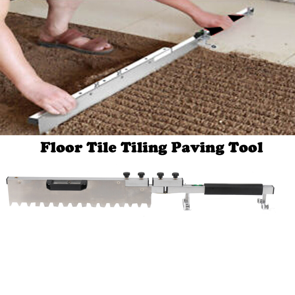 Flat Sand Tiling Paving Tool Tile Flat Ash Device650mm Foldable 410-810mmLength