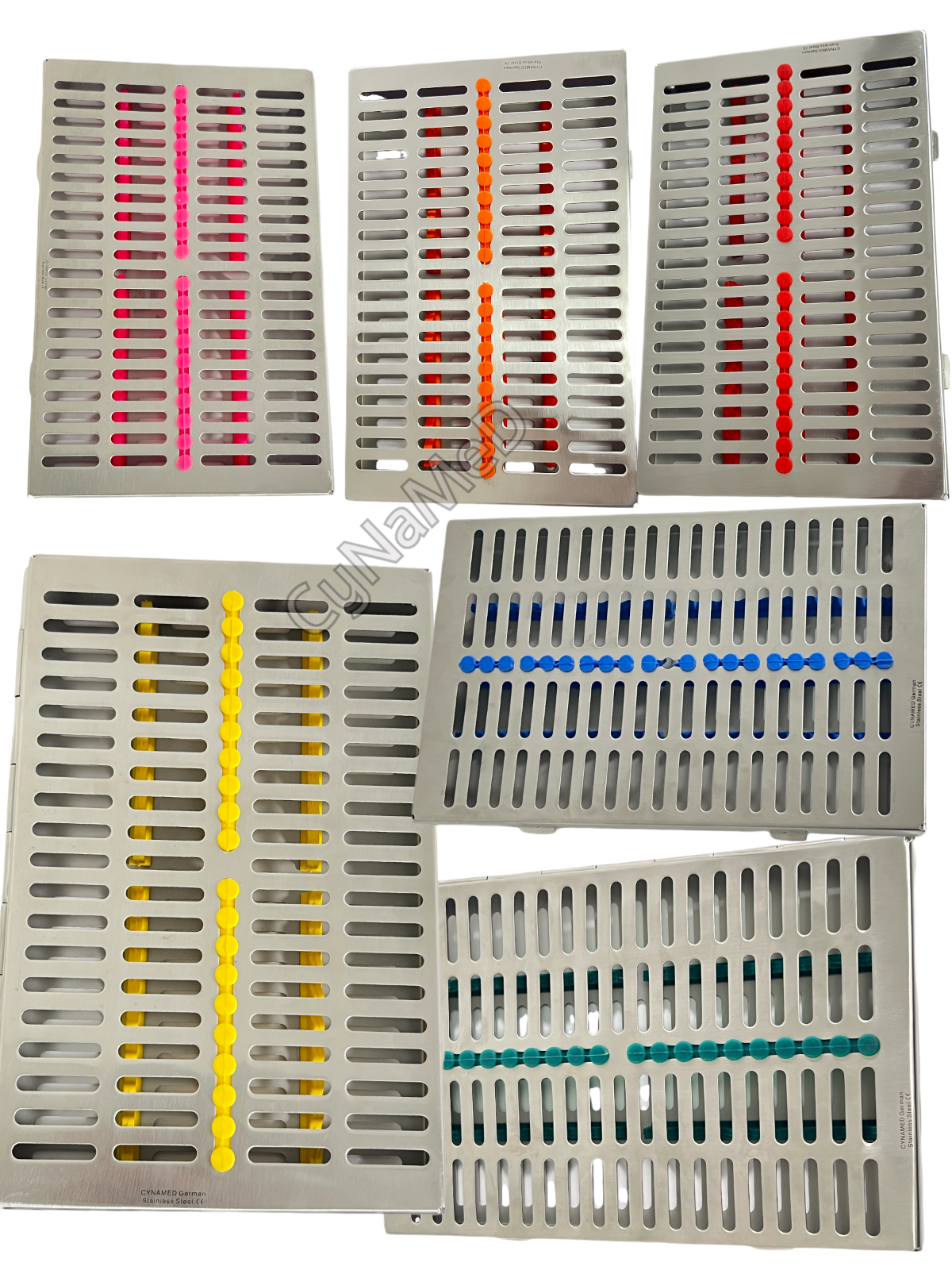 GERMAN DENTAL AUTOCLAVE STERILIZATION CASSETTE RACK BOX TRAY FOR 20 INSTRUMENTS