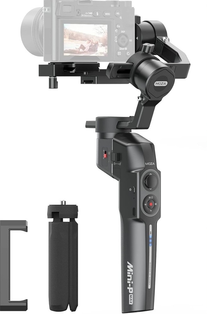 Moza Mini-P Max Gimbal Stabilizer Camera & Smartphone Holder USB Complete w/Box