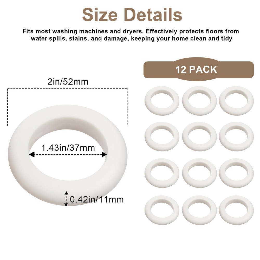 Bumper Pool Table Rubber Rings Replacement Parts 12 Pack